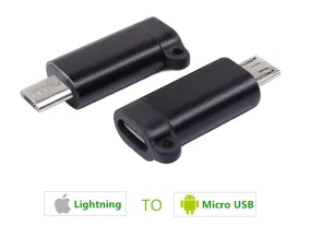 Micro USB Conversion Adapter for Android / iPhone