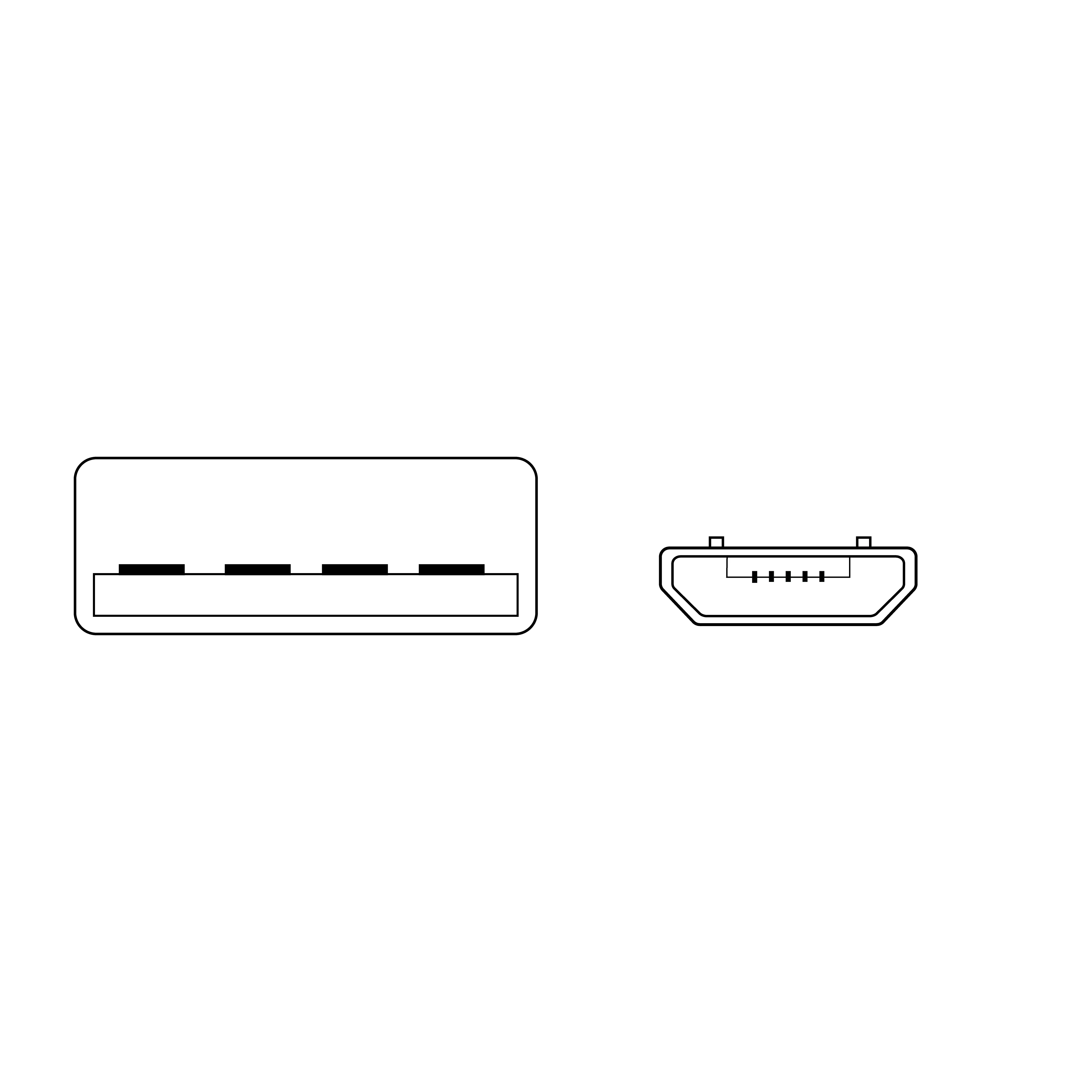 Micro-USB to USB Cable (20in/50cm)