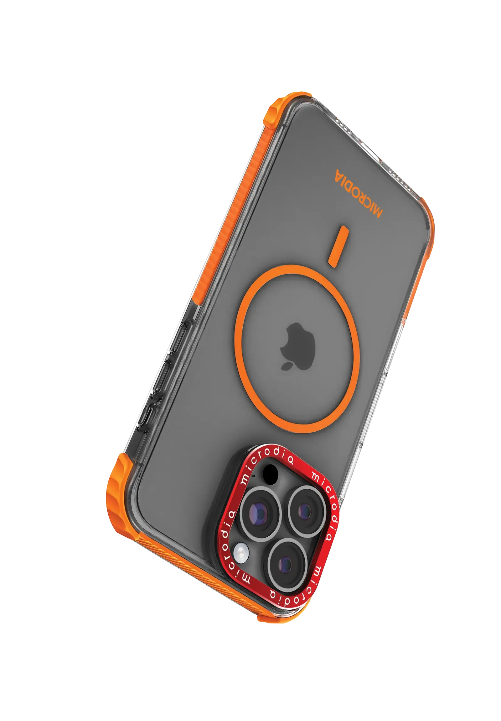 MICRODIA CRYSTAL GEAR™ High Transparency Protective iPhone Case - Orange