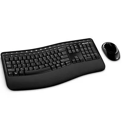 Microsoft 5050 Comfort Desktop Wireless Keyboard And Mouse Black