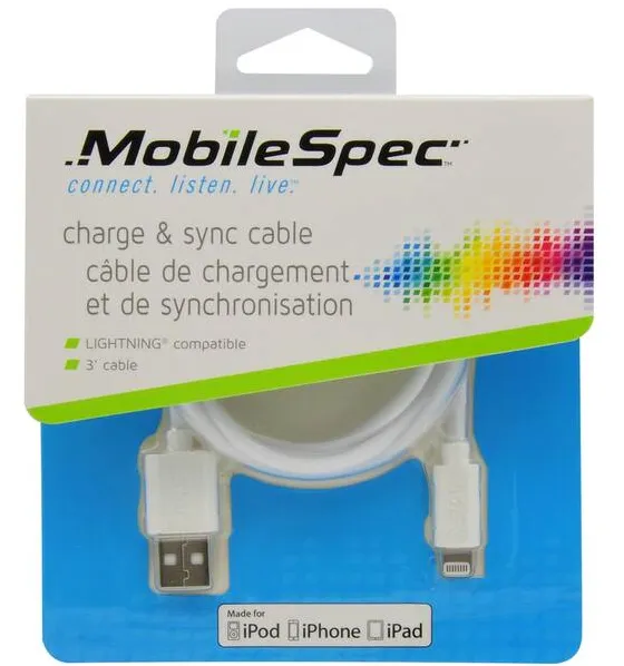 Mobile Spec Lightning Cable 3ft