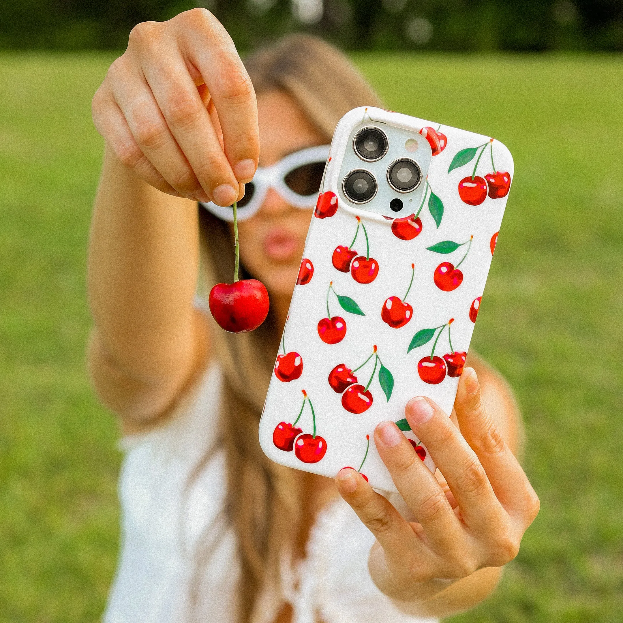 Mon Cheri Cherry iPhone Case