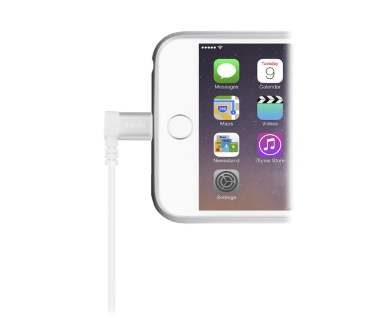 Moshi 90-degree Lightning to USB Cable