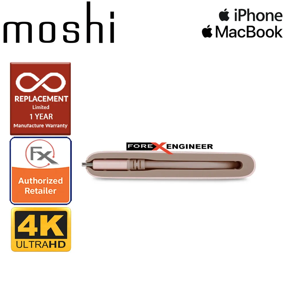 Moshi USB-C Multiport Adapter 3-in-1 hub ( USB-C - HDMI - Micro USB ) - Golden Rose