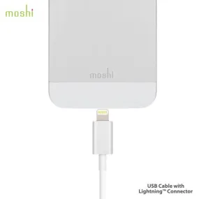 Moshi USB Cable with Lightning Connector - 1m White