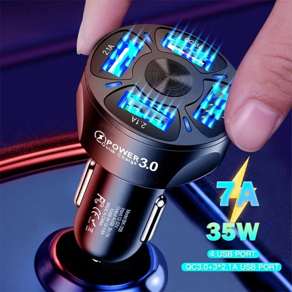 Multi-Use Fast Charging Car USB Charger