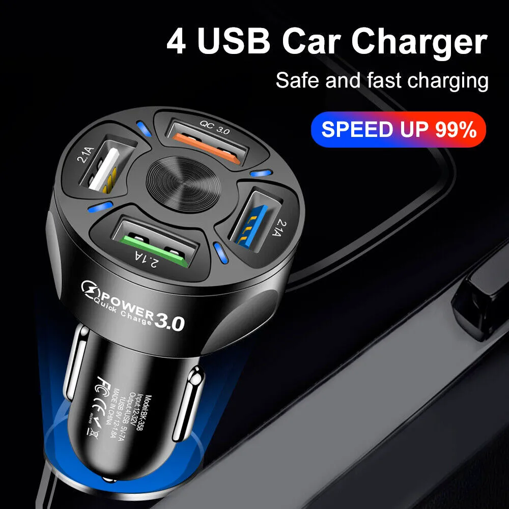 Multi-Use Fast Charging Car USB Charger