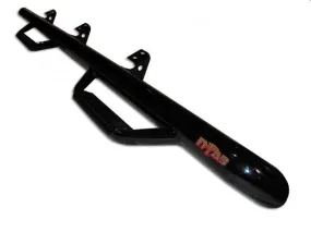 N-Fab Nerf Step 16-17 Toyota Tacoma Double Cab 5ft Bed - Gloss Black - W2W - 3in