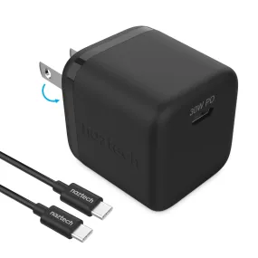 Naztech 30W PD Wall Charger   USB-C to USB-C Cable 6ft for Traveling