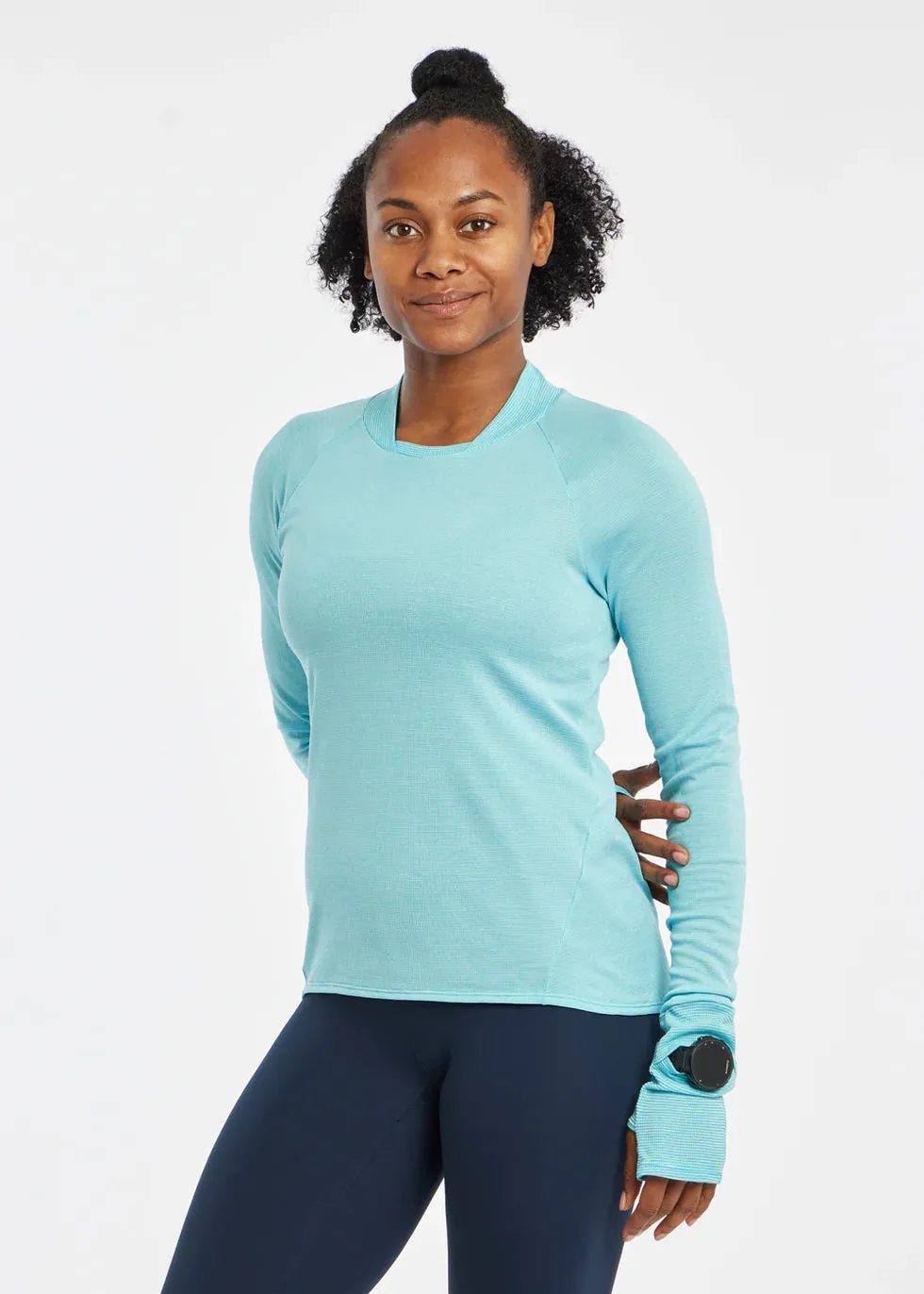 Oiselle | Flyout Wool Long Sleeve | Women's | Robin