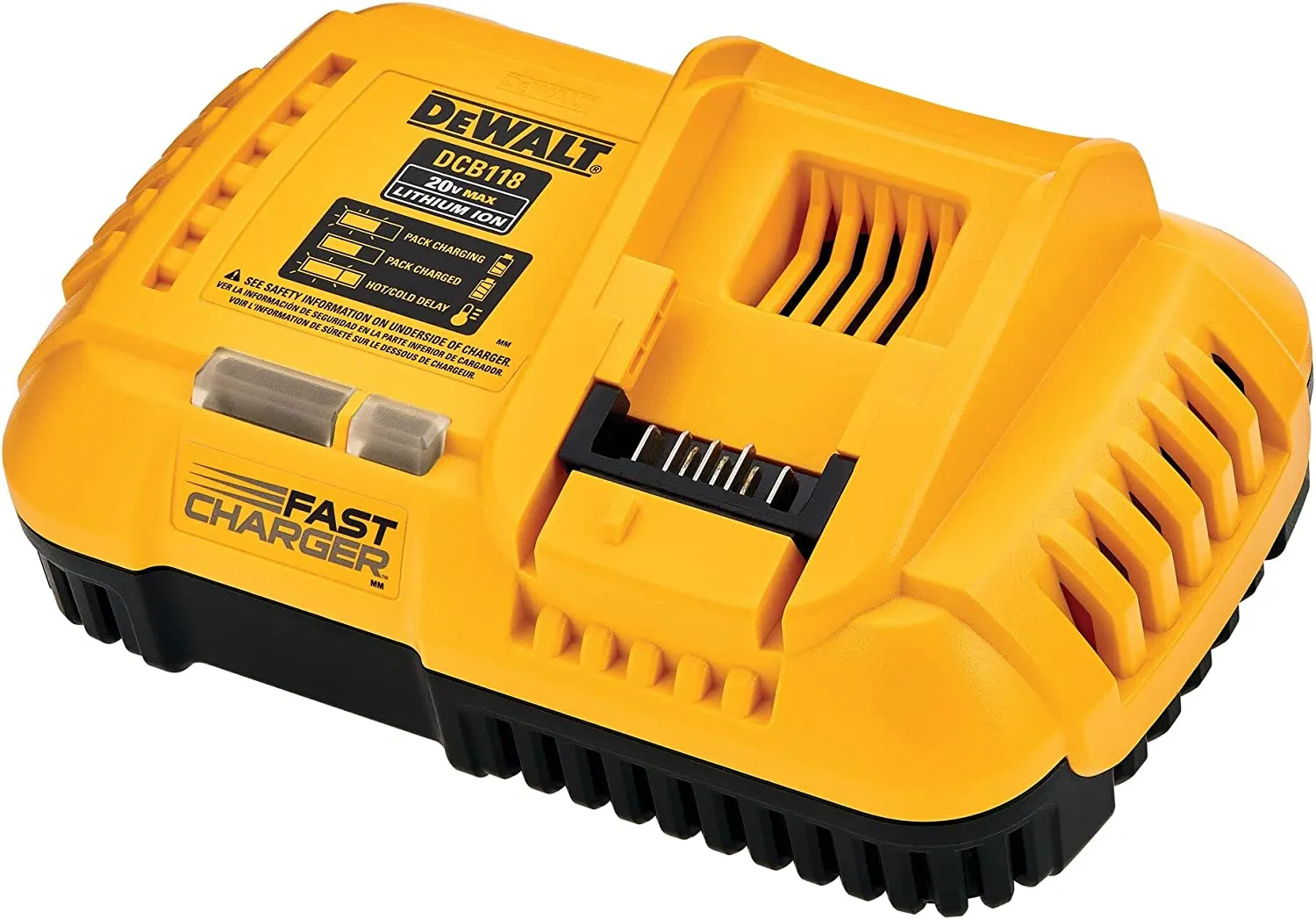 Open Box -  DEWALT 20-Volt MAX Lithium-Ion Fan Cooled Fast Battery Charger