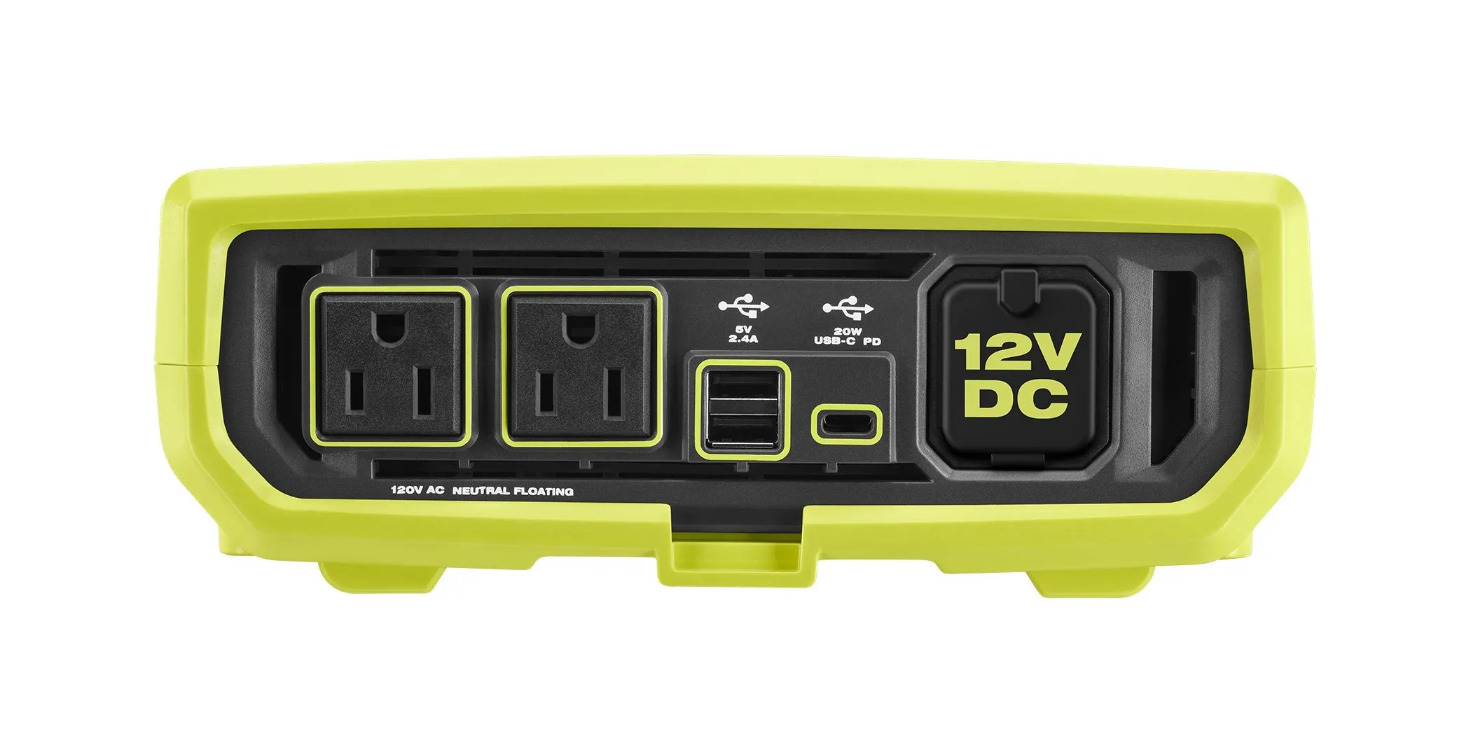 Open Box -  RYOBI ONE  18V 800-Watt Max 12V Automotive Power Inverter with Dual USB Ports