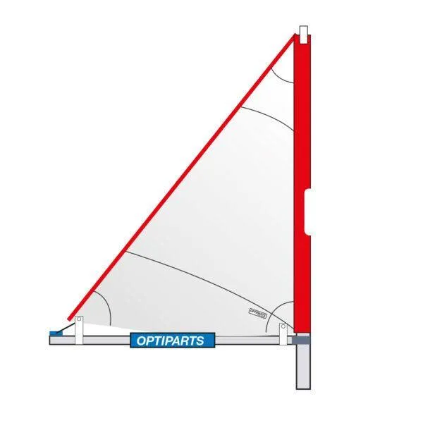 Optimist Trisail with Boom, Mast and Mast Extender EX1064