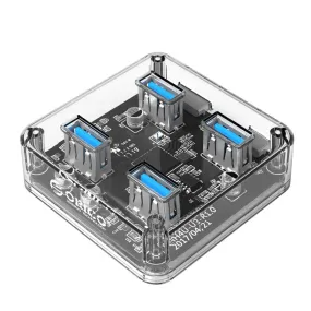 Orico 4 Port Usb3.0 | 4X Usb3.0 | 30Cm |Transparent Hub