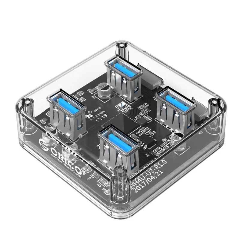 Orico Hub 4Xusb3.0 100Cm Transparent