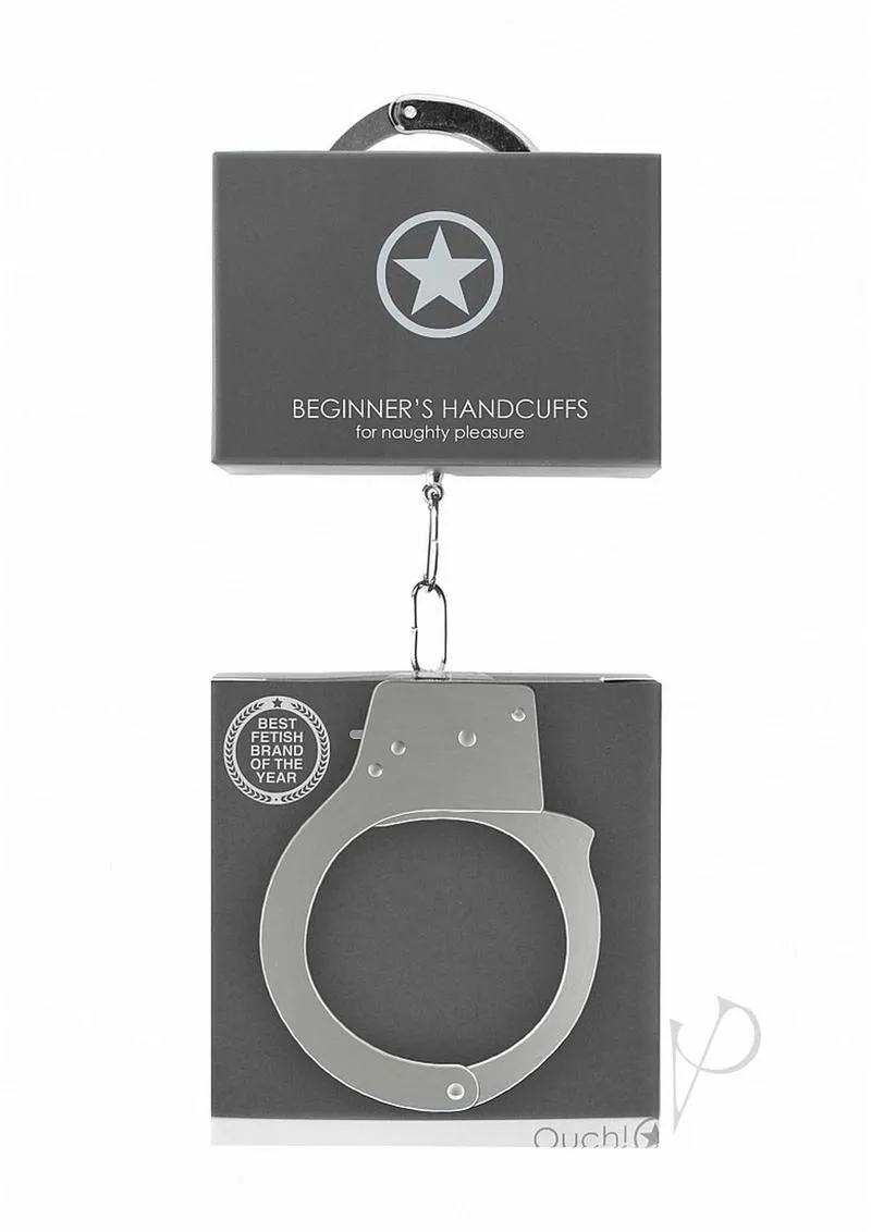 Ouch Beginners Handcuffs Metal