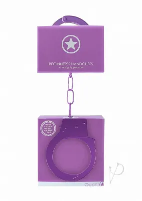 Ouch Beginners Handcuffs Purple