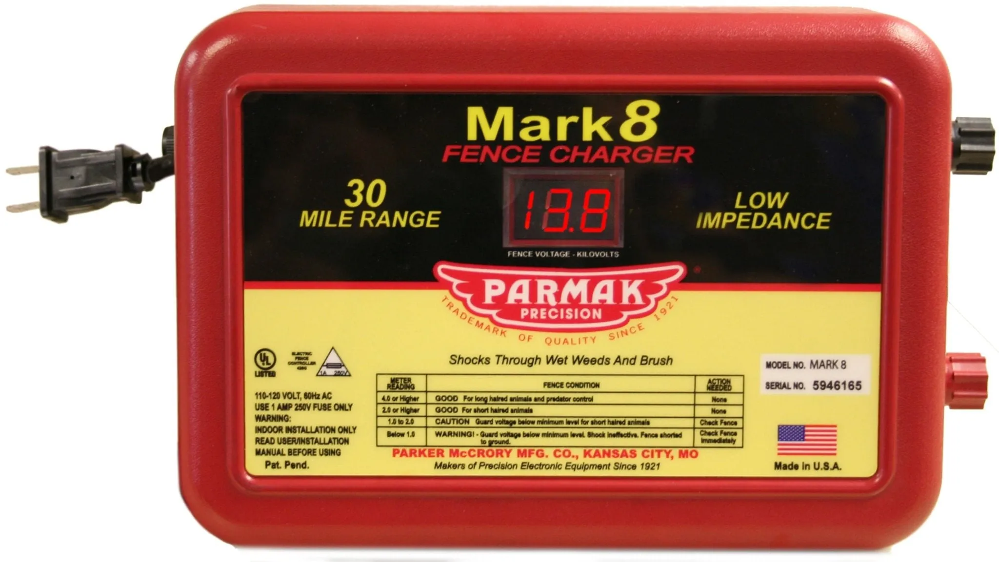 Parmak Mark 8 Fence Charger