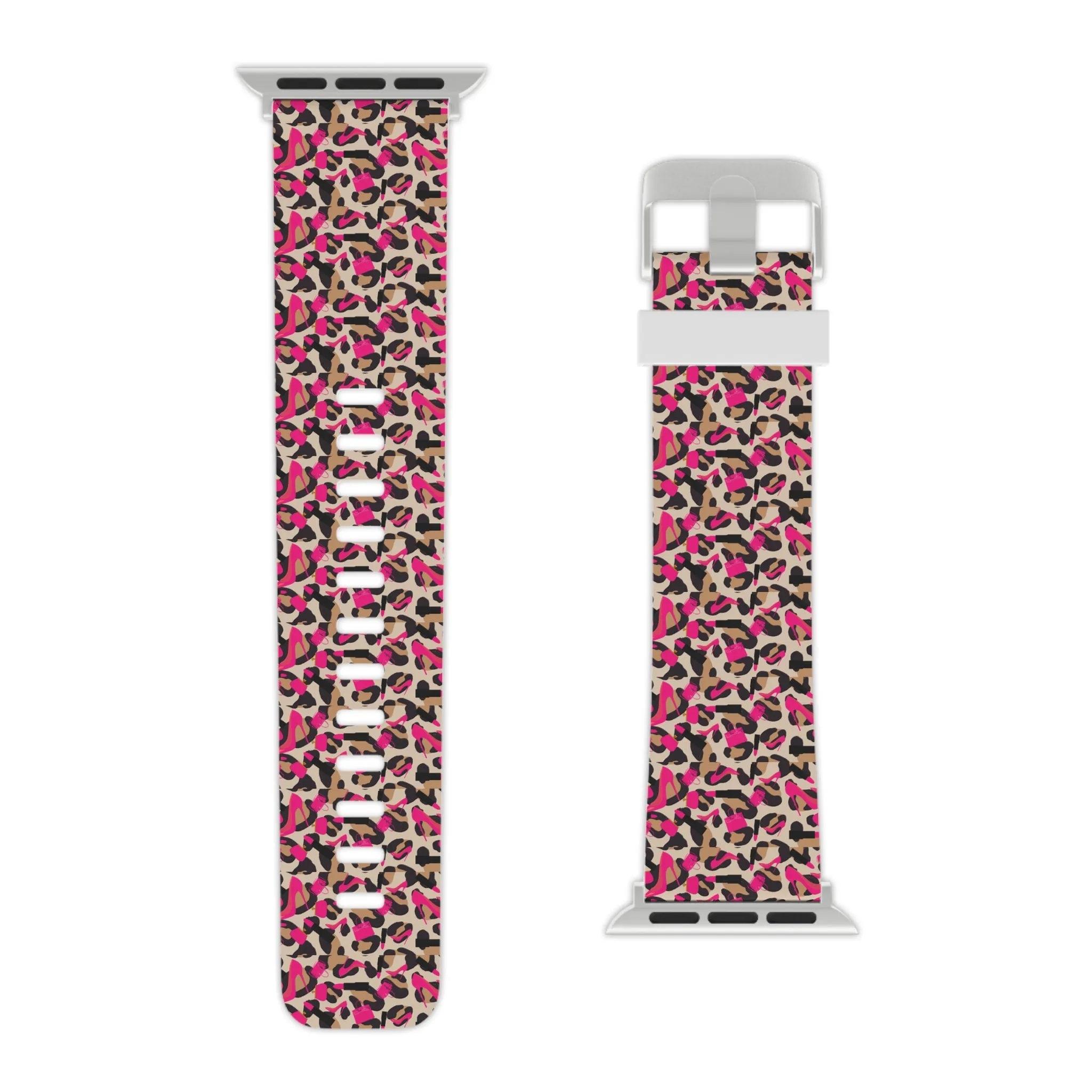 Pink Leopard Watch Band for Apple Watch