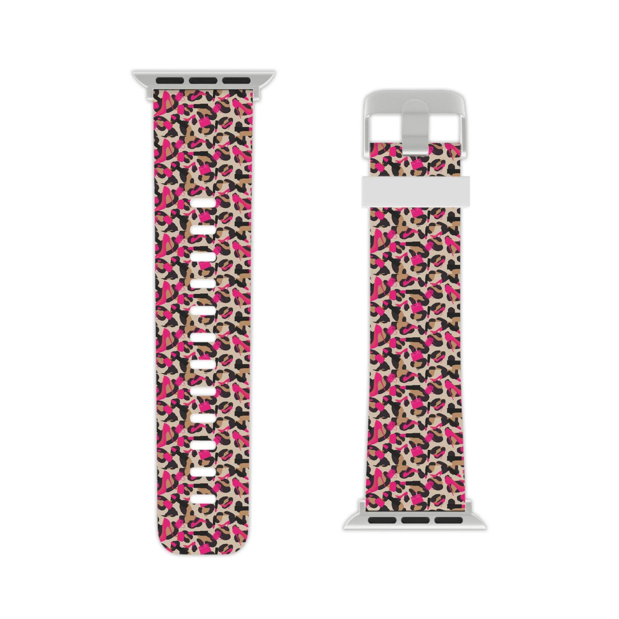 Pink Leopard Watch Band for Apple Watch