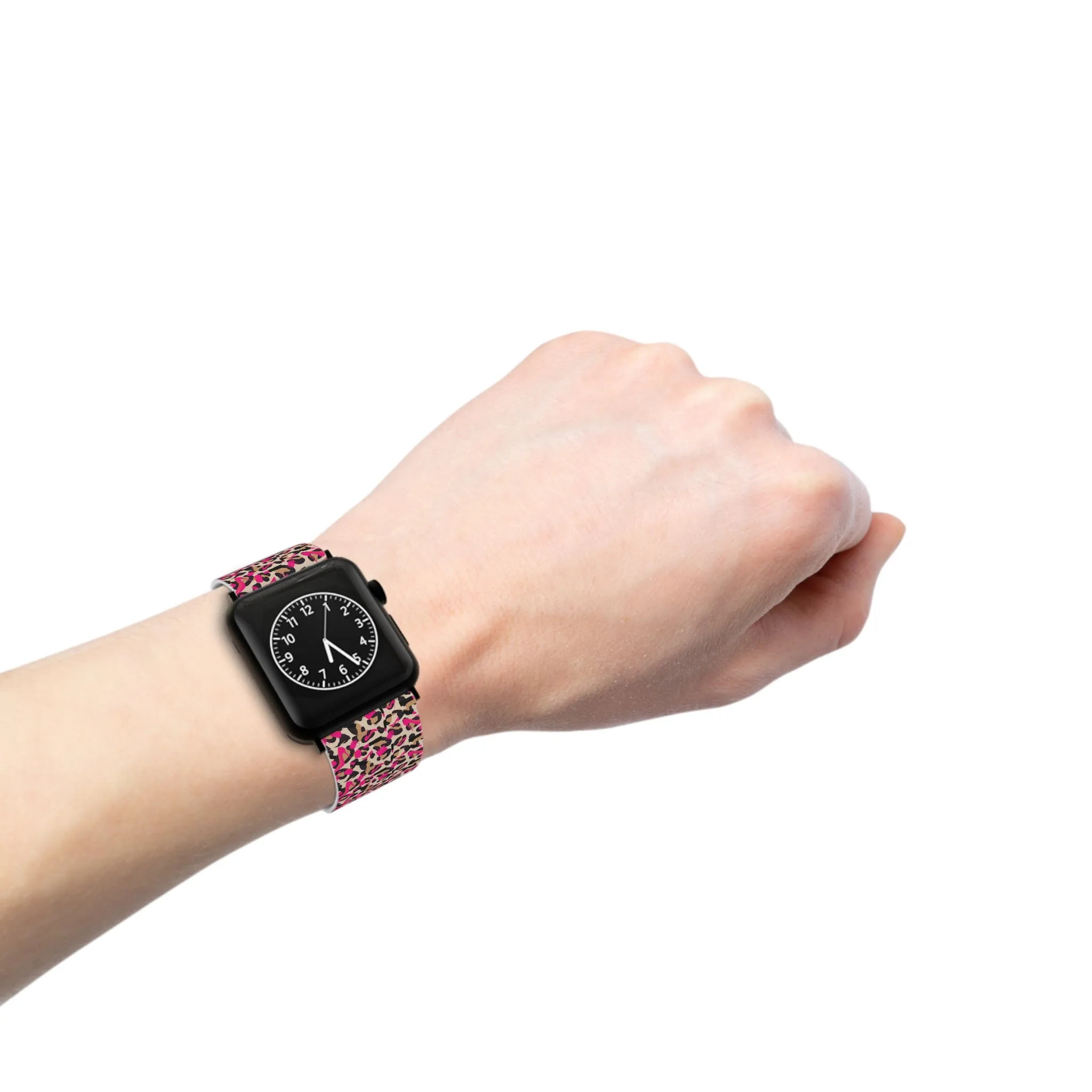 Pink Leopard Watch Band for Apple Watch