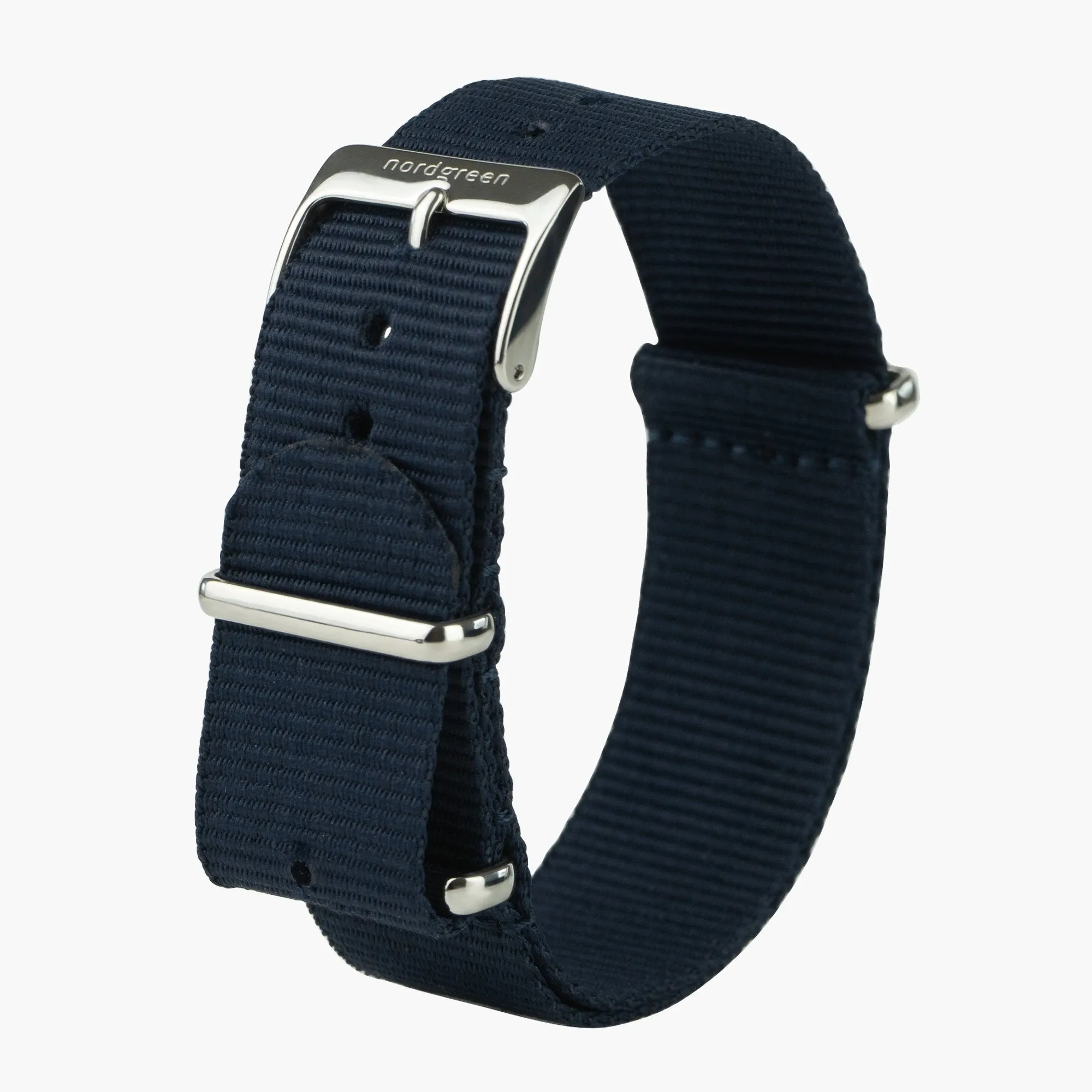 Pioneer | White Dial - Navy Nylon