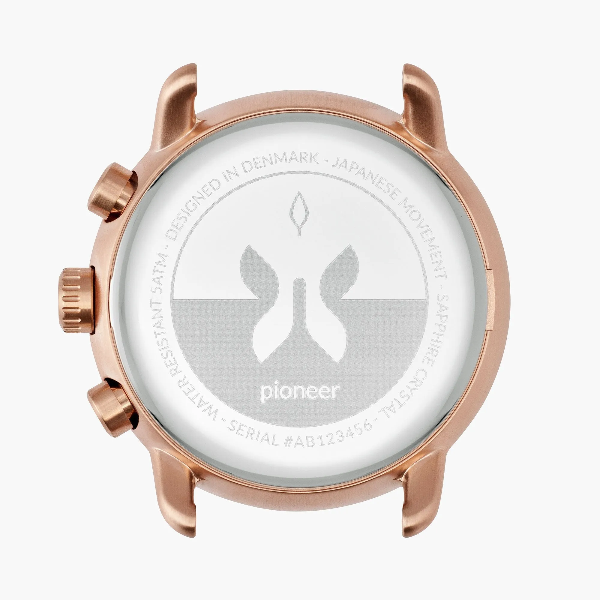 Pioneer | White Dial - Navy Vegan Leather