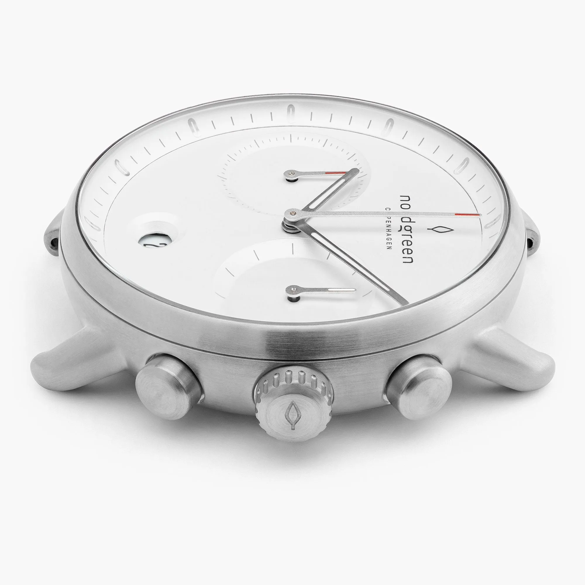 Pioneer | White Dial - Navy Vegan Leather