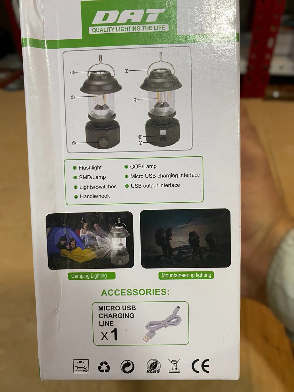 Portable  Lantern Lamp DT-712