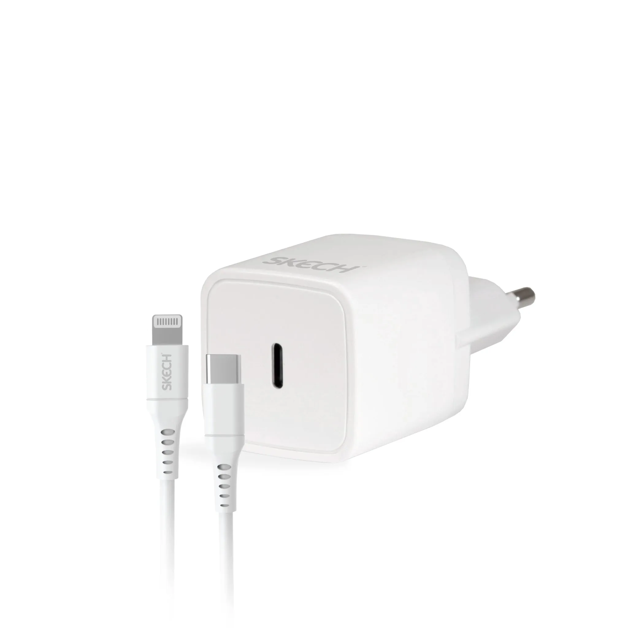 Power Delivery 20W travel charger with Lightning Cable