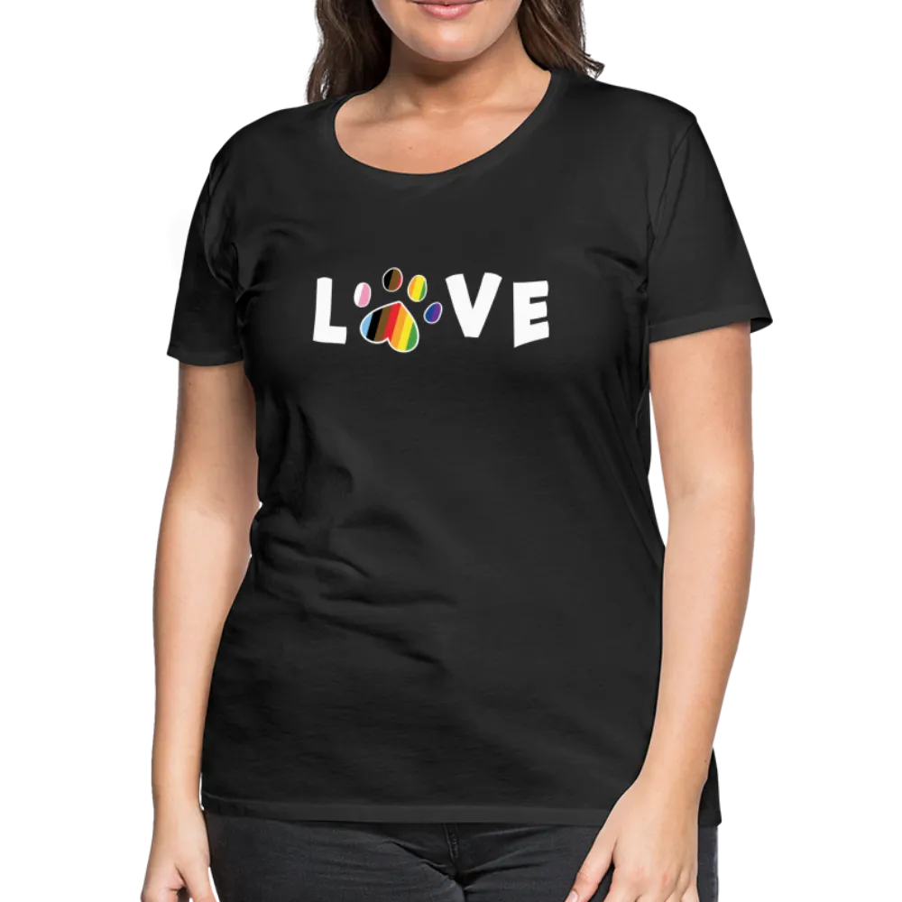 Pride Love Contoured Premium T-Shirt