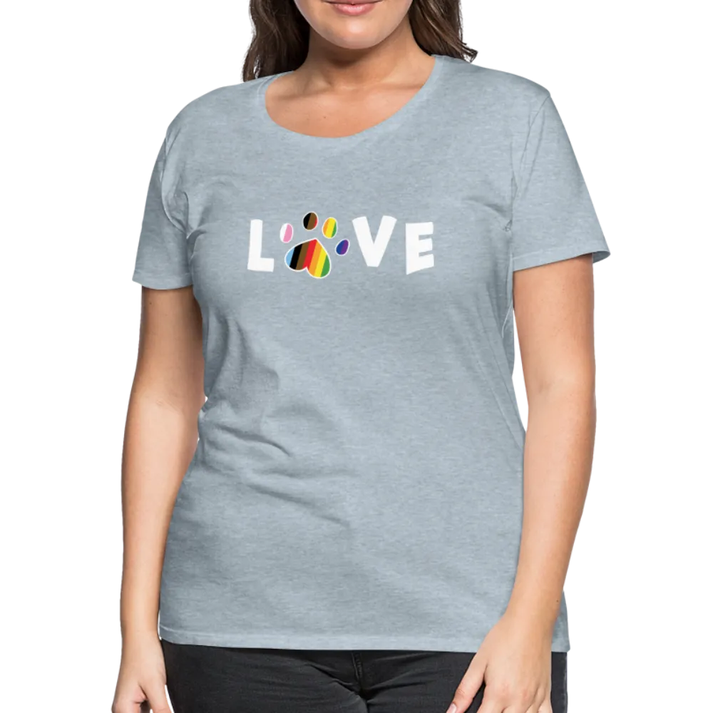 Pride Love Contoured Premium T-Shirt