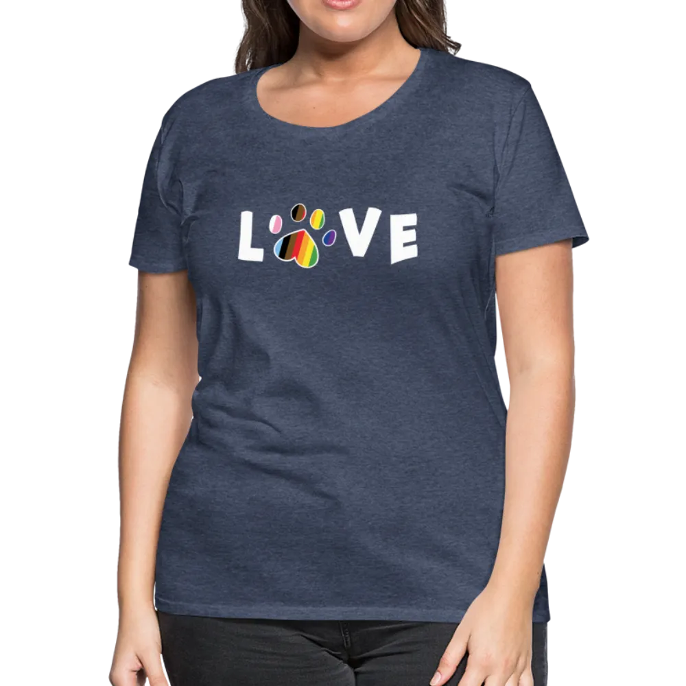 Pride Love Contoured Premium T-Shirt