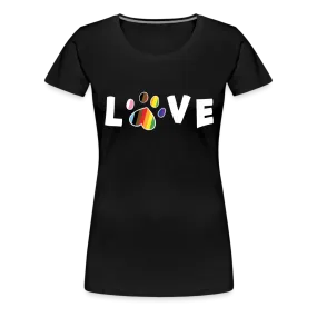 Pride Love Contoured Premium T-Shirt