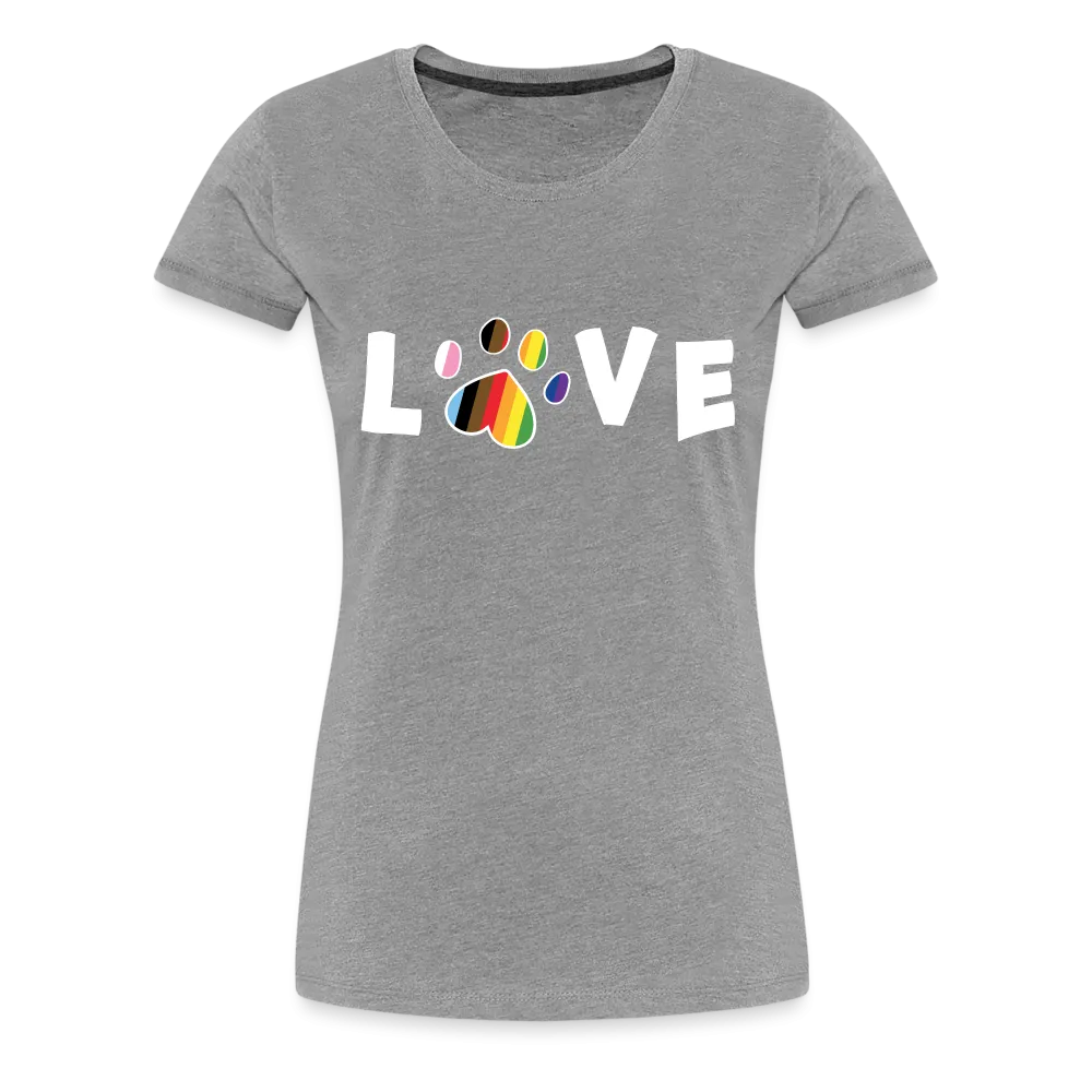 Pride Love Contoured Premium T-Shirt