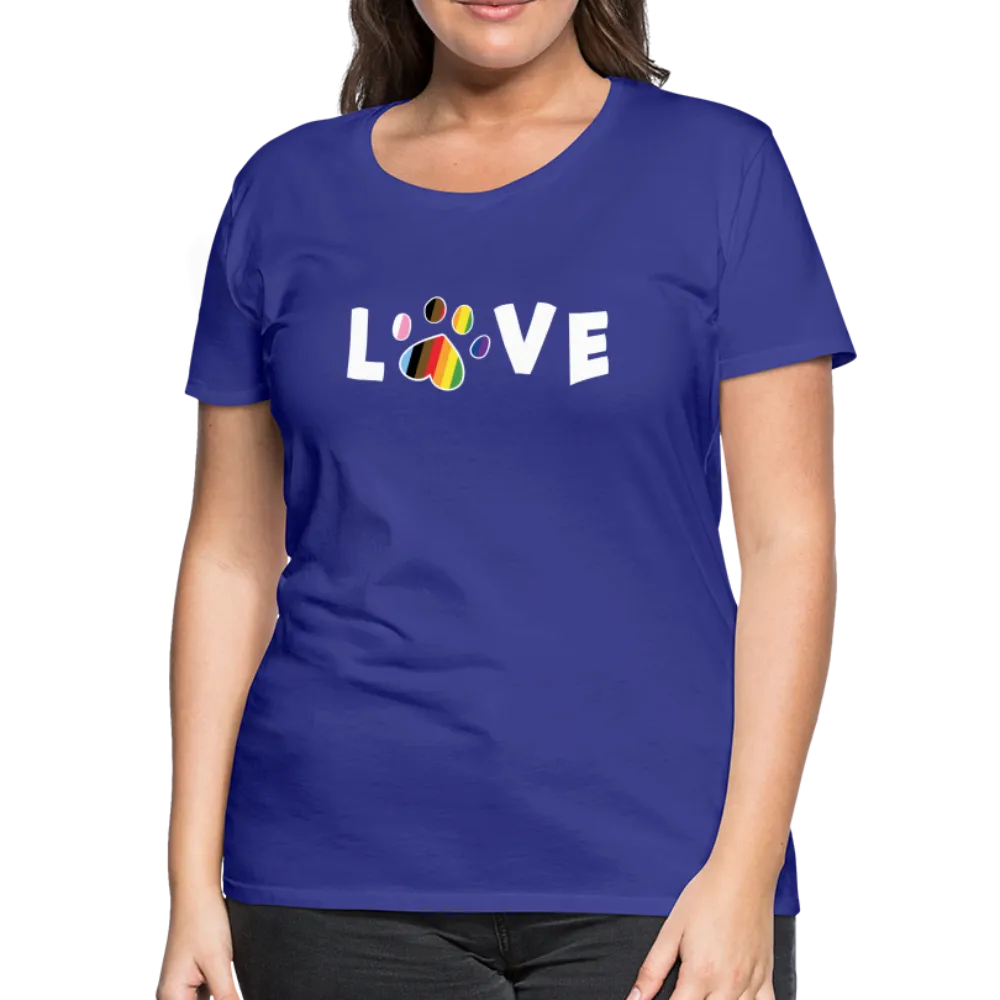 Pride Love Contoured Premium T-Shirt