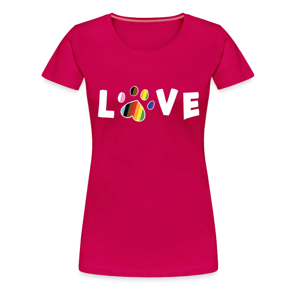 Pride Love Contoured Premium T-Shirt