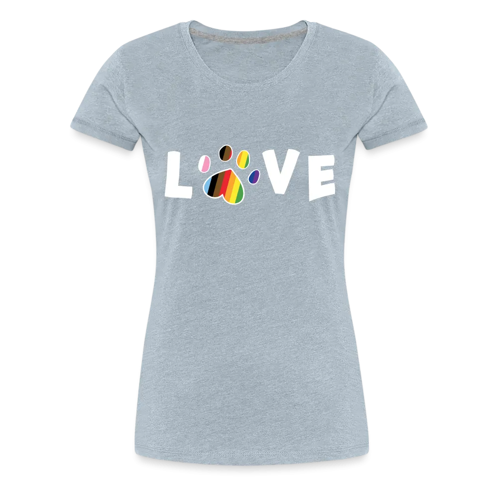 Pride Love Contoured Premium T-Shirt