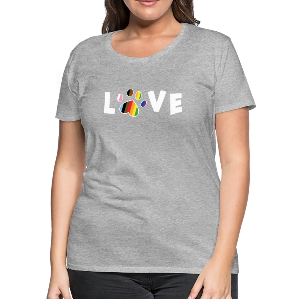 Pride Love Contoured Premium T-Shirt