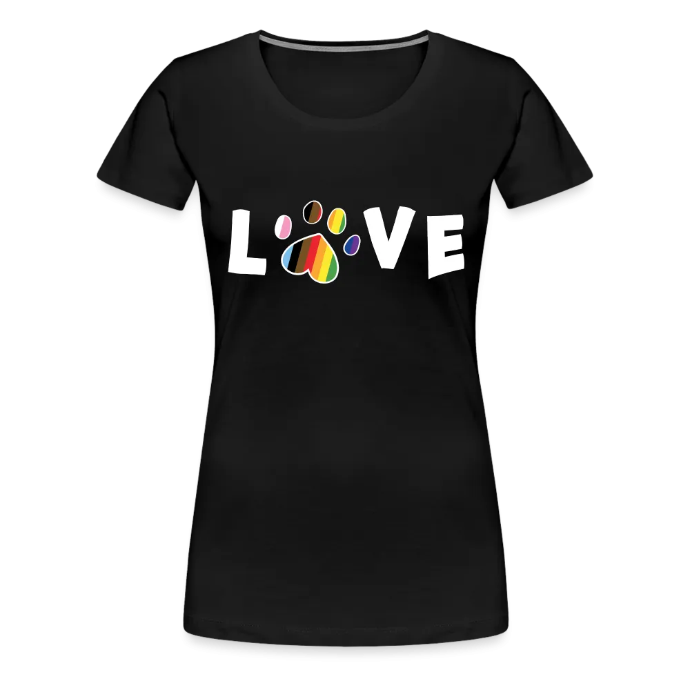 Pride Love Contoured Premium T-Shirt