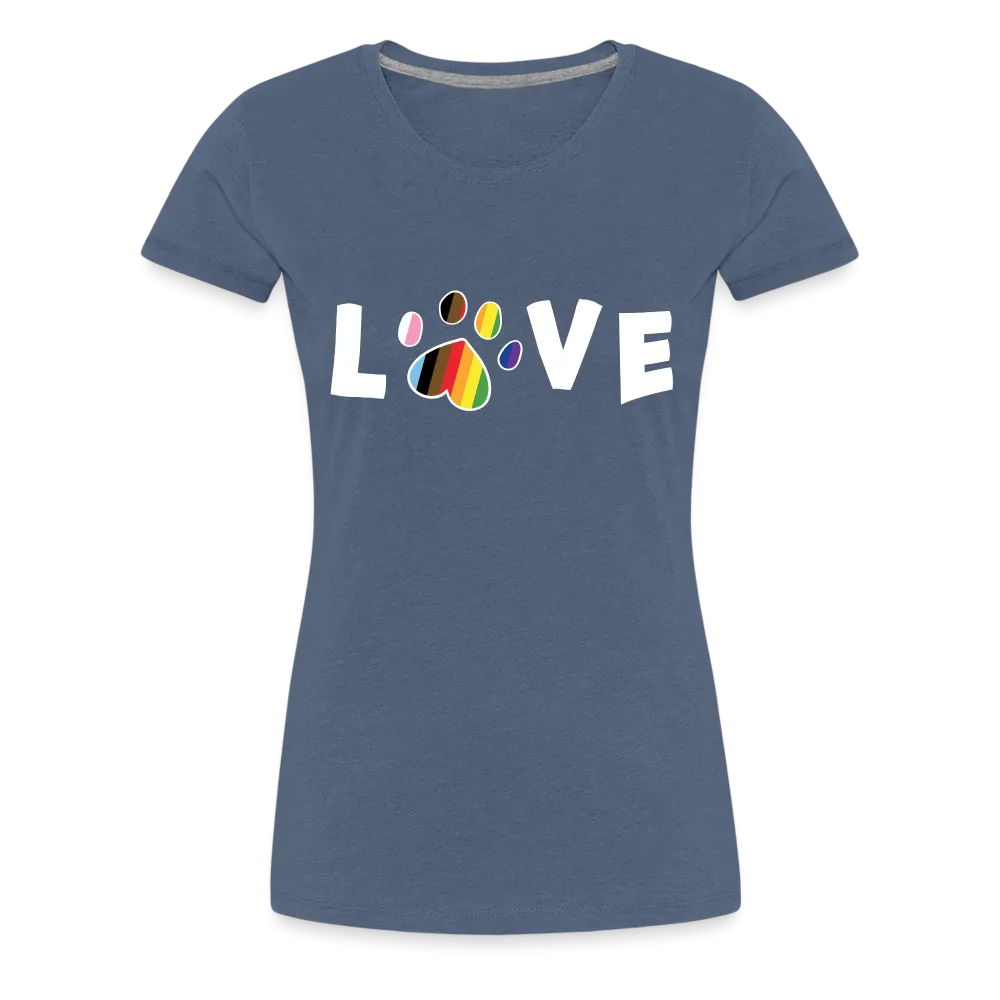 Pride Love Contoured Premium T-Shirt