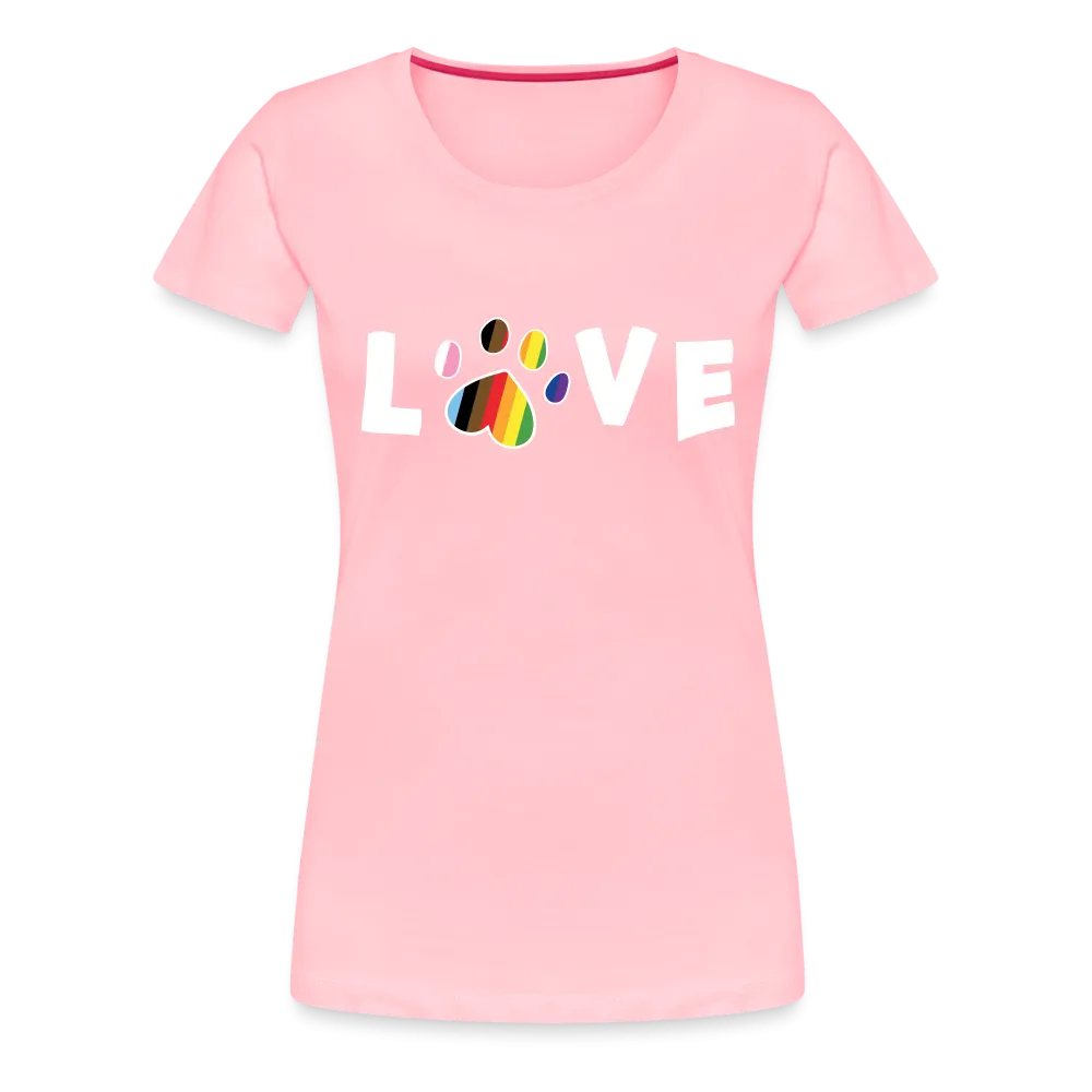 Pride Love Contoured Premium T-Shirt