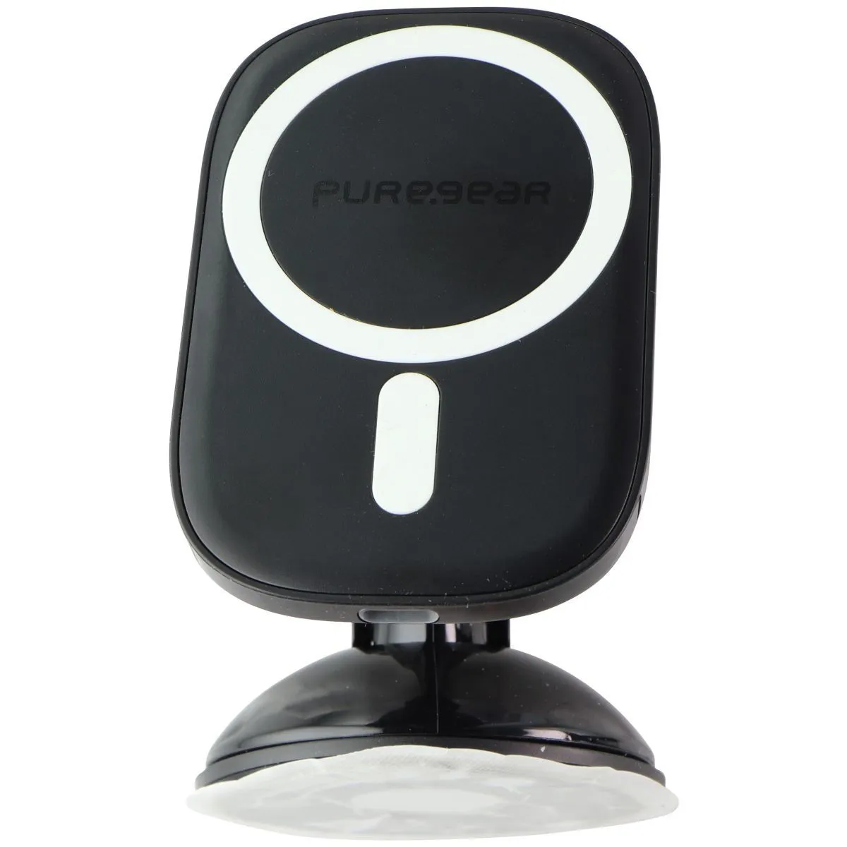 PureGear Qi-Certified Fast Wireless Car Charger with MagSafe for iPhones - Black