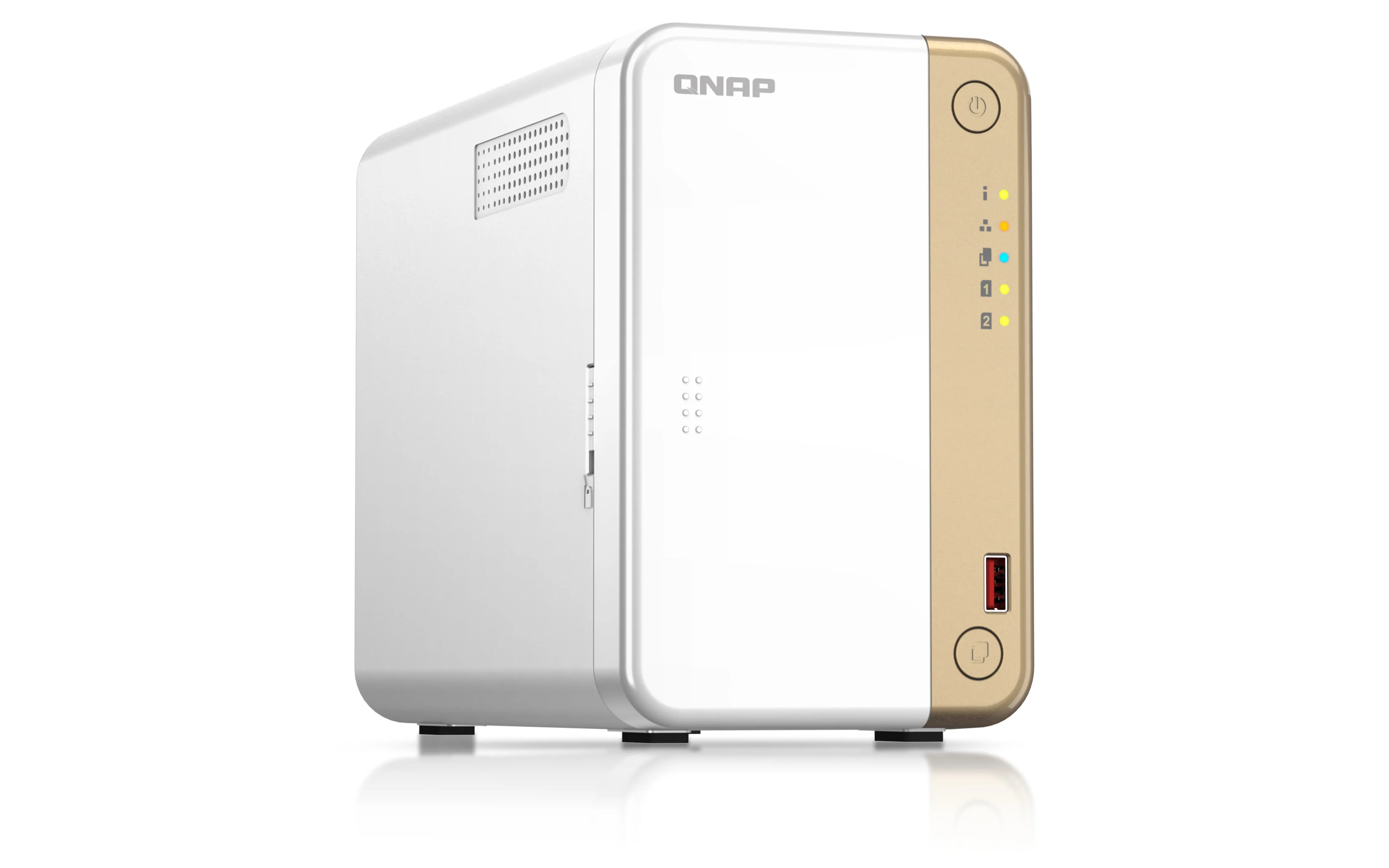 Qnap Ts-262 - Nas Server - 2 Bays - Sata 6Gb/S - Raid Raid 0, 1, 5, 6, 10, 50, Jbod, 60 - Ram 4 Gb - 2.5 Gigabit Etherne