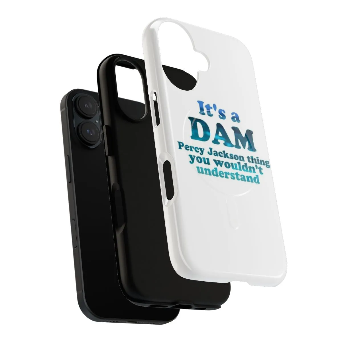 "Percy Jackson-Inspired Ocean Writing" Magnetic Tough Phone Case