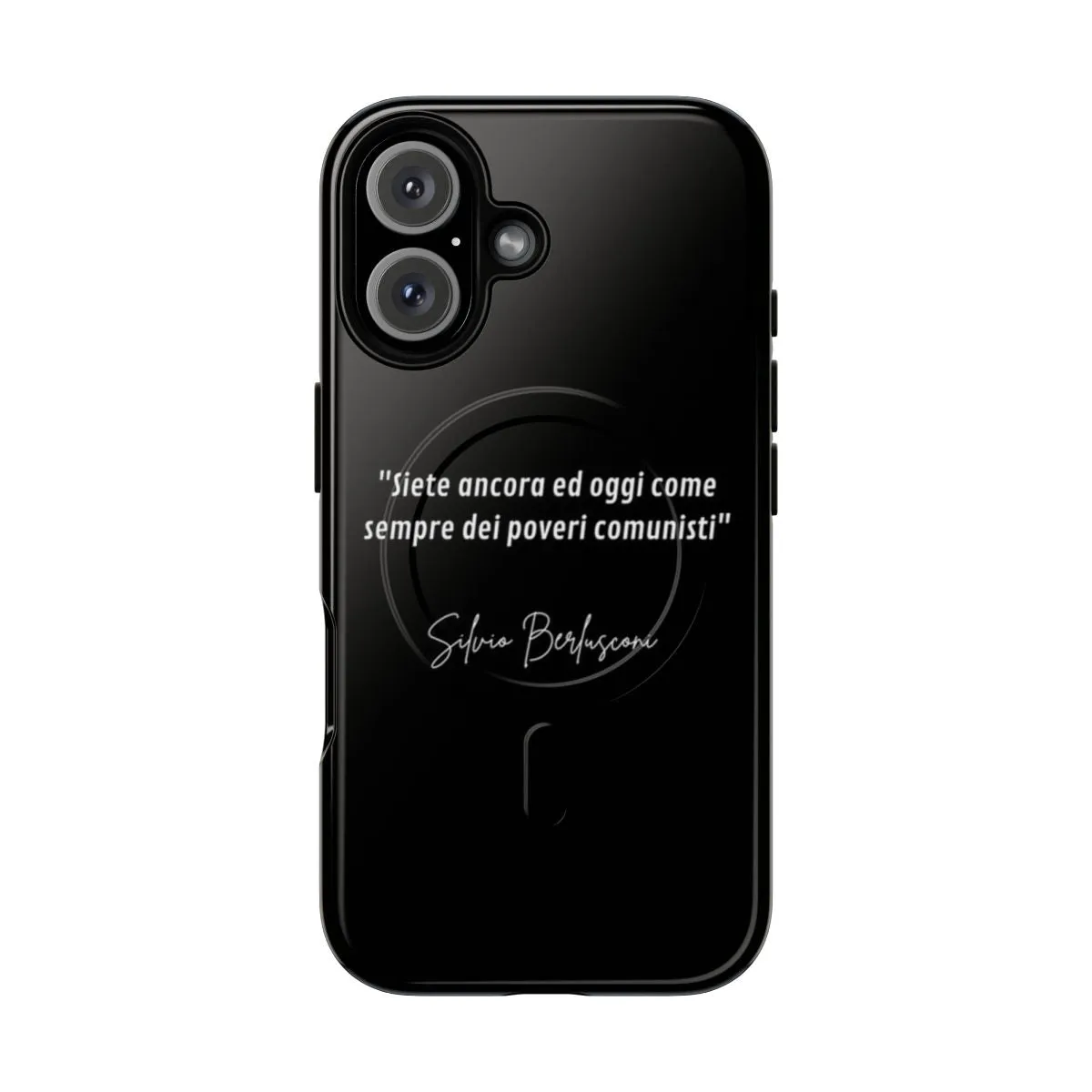 "Silvio Berlusconi Themed Magnetic Tough Phone Case" - Durable, Protective Phone Case