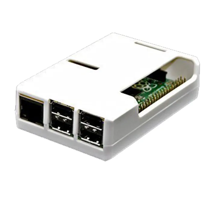 Raspberry Pi 2, 3, 3B  Open Case, White