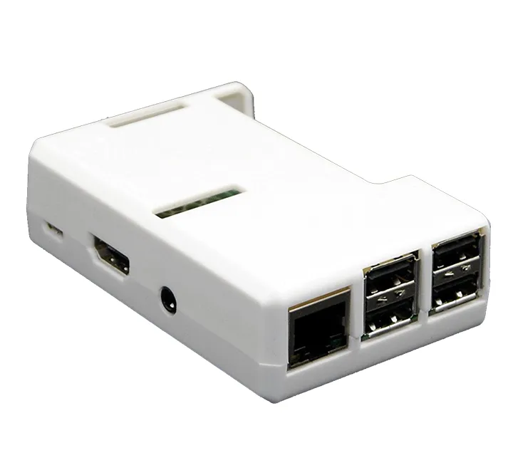 Raspberry Pi 2, 3, 3B  Open Case, White