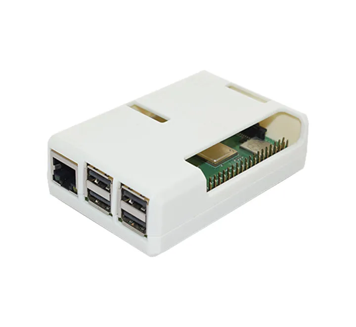 Raspberry Pi 2, 3, 3B  Open Case, White