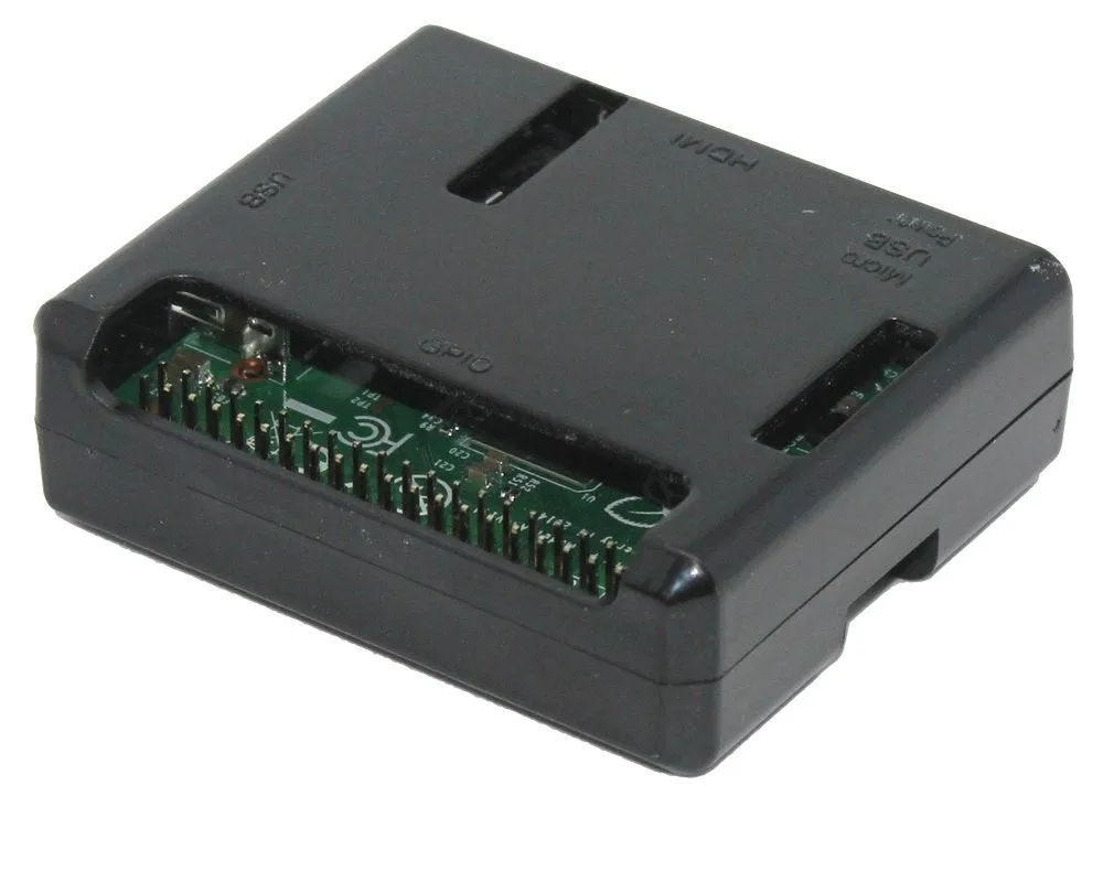 Raspberry Pi Model A  Black Case